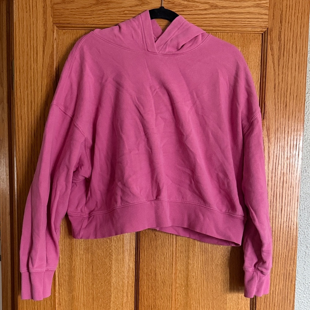 Old Navy Women's Pink Cropped Hoodie